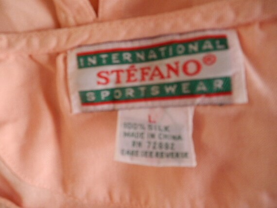 vintage 100% silk pant suit