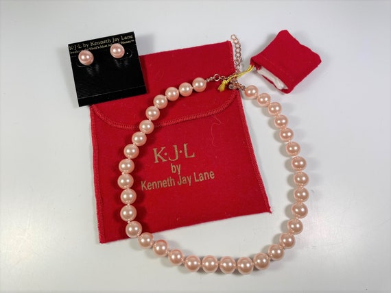 Kenneth J Lane pearl set - image 1