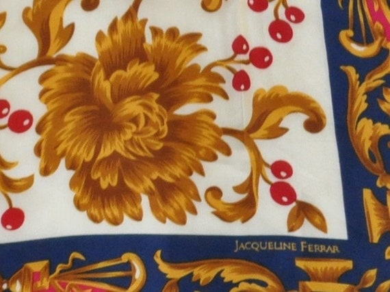 Jacqueline Farrar silk scarf - image 2