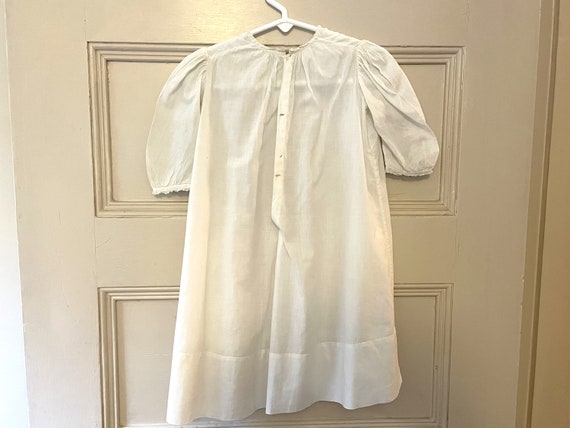 Vintage hand sewn cotton child's dress - image 2