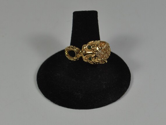 18Kt gold plated cheetah ring - image 3