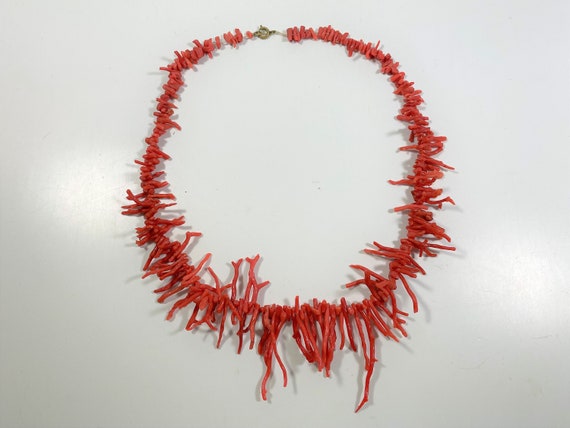 Natural branch coral necklace - image 2