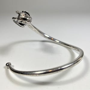 Ram&#39;s head siver cuff bracelet