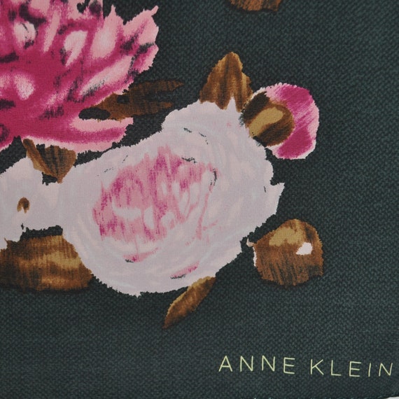 Anne Klein silk scarf, designer silk scarf - image 2