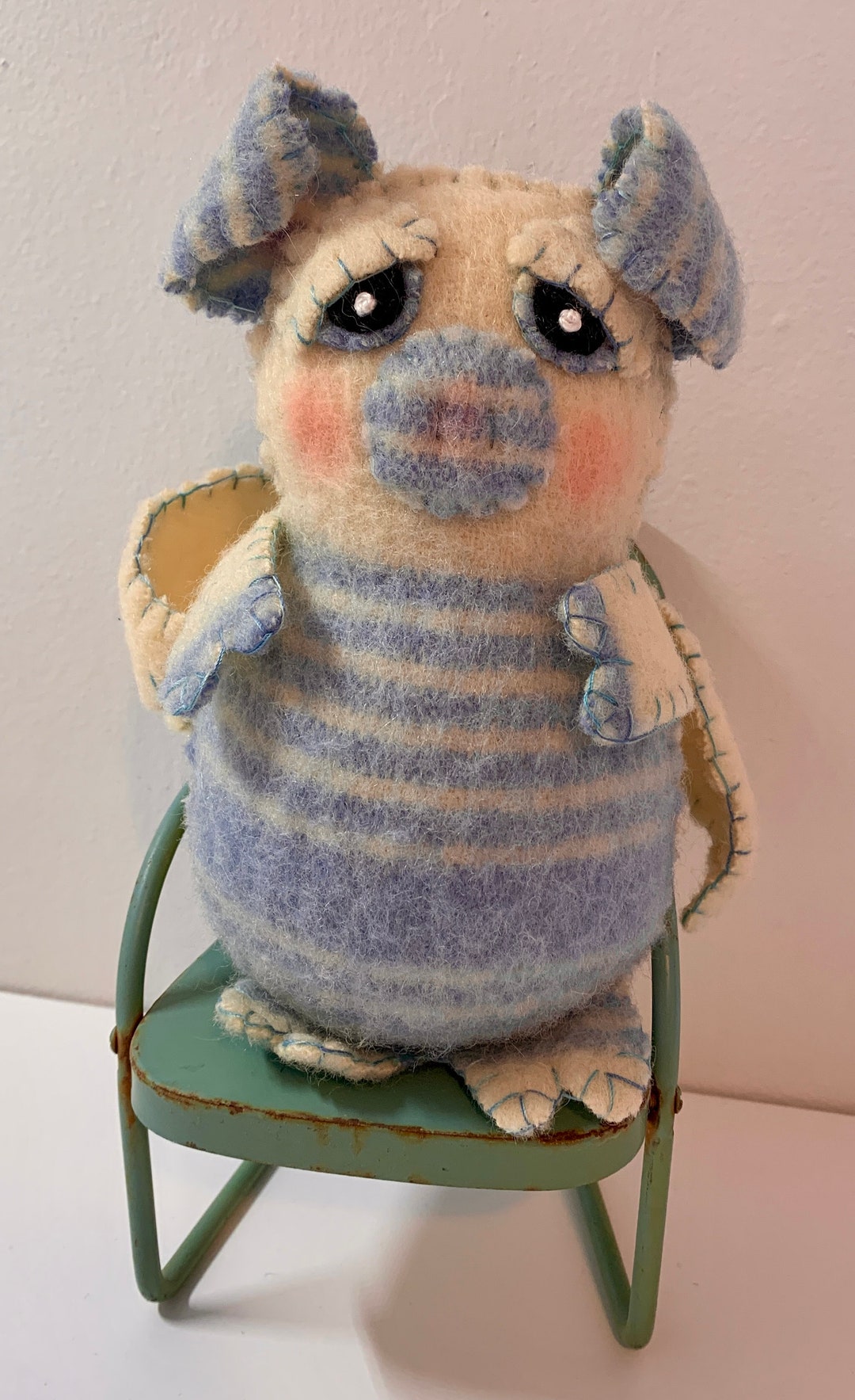 Flying Pig Soft Toy Pig Stuffed Toy Pig Handmade Pig Kids Toy Etsy