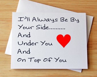 Always By Your Side, Love Card For Boyfriend, Valentine's Day Card For Him, Boyfriend Gift, Anniversary Card