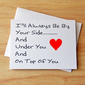 Always By Your Side, Love Card For Boyfriend, For Him, Boyfriend Birthday Gift, Anniversary Card image 1