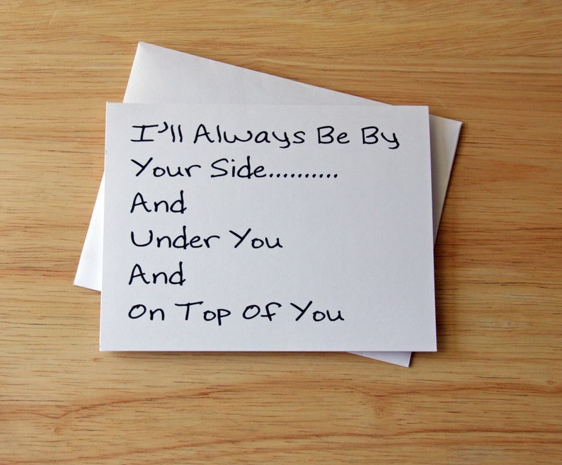 Always By Your Side, Love Card For Boyfriend, For Him, Boyfriend Birthday Gift, Anniversary Card image 3
