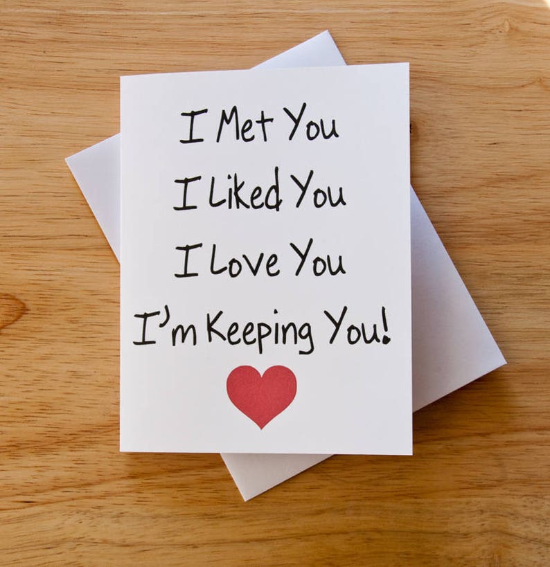 Love Card For Boyfriend, Card For Groom, Romantic Card, Bride's Card, Anniversary Gift, Birthday Card, Wedding Card, Valentine Card For Him image 1