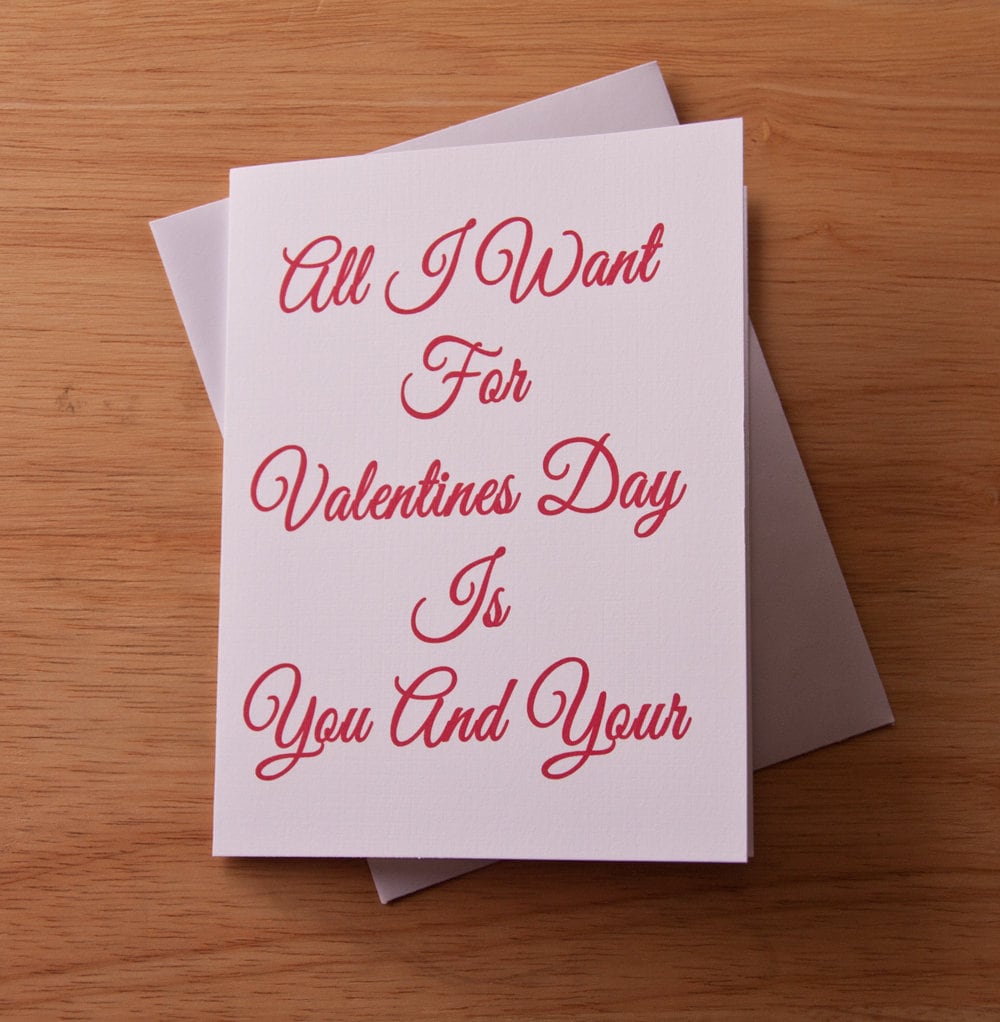Valentines Card for Boyfriend Card for Him Naughty Card - Etsy