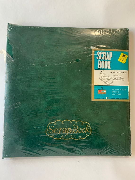 Vintage Green Scrapbook Photo Album Vintage Kmart Vintage Etsy