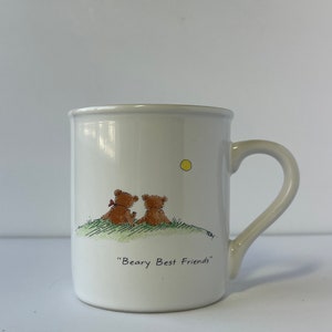 Vintage Hallmark Cup 1980s Mug Mates Bears 1985