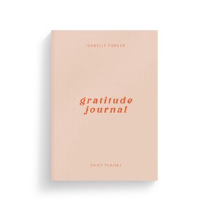 Personalised Gratitude Hardcover/Softcover Journal 100% Recycled Funds Girls Education Daily Thanks Journal Happiness Journal image 6