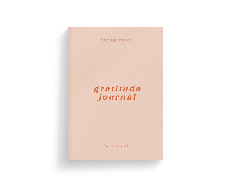 Personalised Gratitude Hardcover/Softcover Journal 100% Recycled Funds Girls Education Daily Thanks Journal Happiness Journal image 6