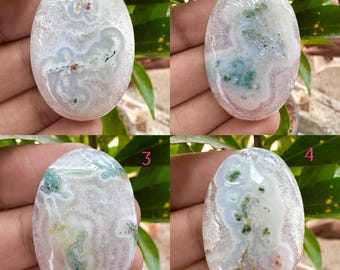Natural Solar Quartz Cabochon, Handmade Gemstone Pendant Stone