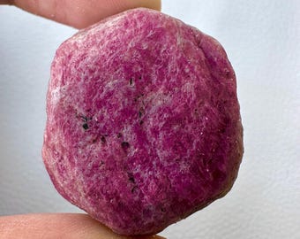 Raw Ruby Crystal | Natural Uncut Gemstone, 160 CT