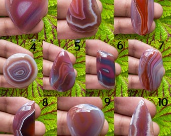 Natural Banded Botswana Agate Cabochon, Gemstone for Jewelry Design