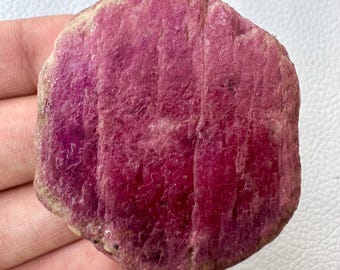 Roh Rubin Kristall | 267 ct Ungeschliffener Edelstein, DIY Schmuckherstellung