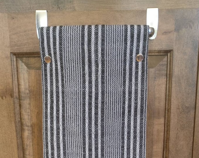 HANDWOVEN Hand Towel,  Hanging,  Beautiful Striped Pattern, 100% cotton, 60 colours available