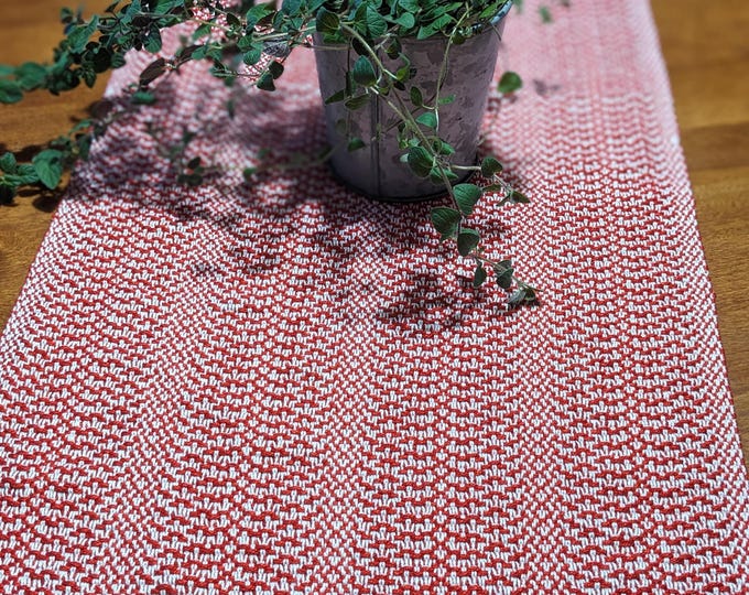 Add a Bold Touch to Your Table with Our Handwoven Red Runner
