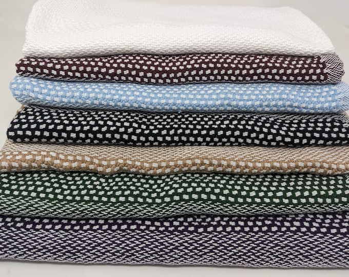 Handwoven Cotton Bath Mat – Luxurious, Absorbent, and Quick-Drying - Now available in 3 different LENGTHS