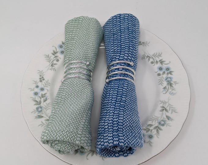 Add a Splash of Color to Your Table with 60 Choices! Fun, Eco-Friendly Handwoven Cotton Napkins