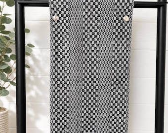 Decorative yet Practical Hand Towel, HANDWOVEN,  100% cotton, Choice of 60 Colours, Modern Kitchen,