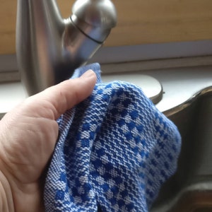 Handwoven Cotton Dishcloths – Set of 3 or 5, Choose from 60 vibrant Colours