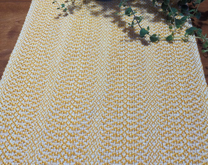 Goldenrod Handwoven Table Runner - Handwoven with Love! A Sunny Touch to Your Decor