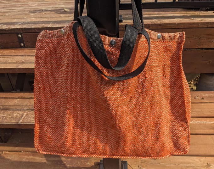Large Carry-All Bag - Dual Straps for Shoulder & Hand Carry | Durable, Eco-Friendly, and Machine Washable