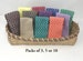 Woven dishcloths, Pack of 3, 5 or 10, Reusable Towels, Natural Fibers - 100% cotton, Eco-friendly, Available in 30+ colors 