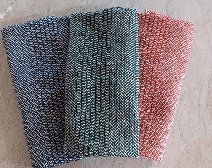 Bring Your Table to Life with 60 Color Options – Fun & Eco-Friendly Handwoven Cotton Napkins, Set of 4 or 6
