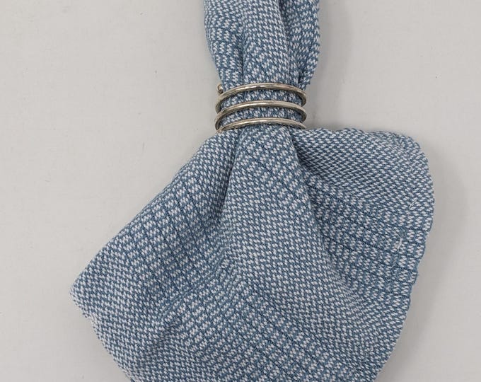 HANDWOVEN Eco-Friendly Table Napkins: Sustainable Style for Your Dining Experience, Set of 4 or 6 Napkins, Now Available in 60 Colors