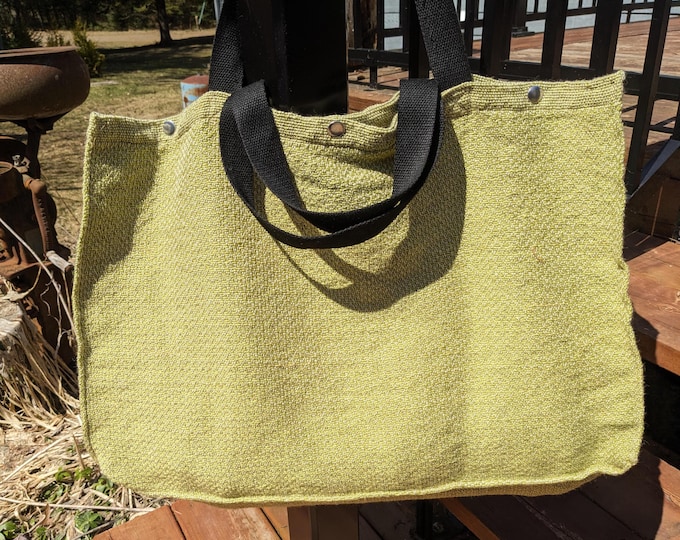 Large Carry-All Bag - Dual Straps for Shoulder & Hand Carry | Durable, Eco-Friendly, and Machine Washable