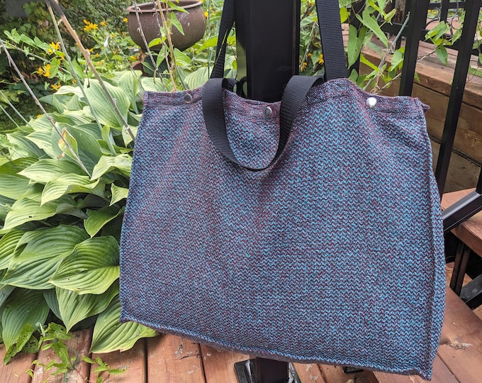 Handwoven Oversized Tote Bag - Dual Straps for Shoulder & Hand Carry | Durable, Eco-Friendly, and Machine Washable