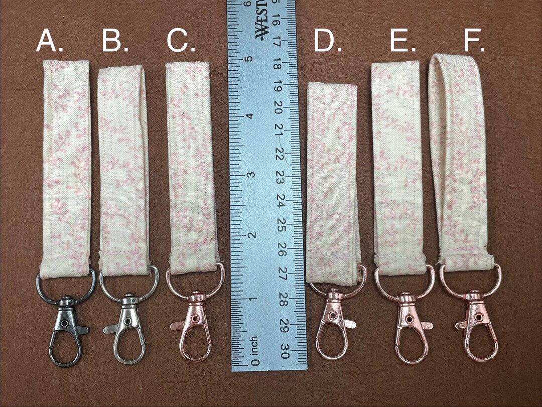 Handmade Fabric Keychain - Etsy