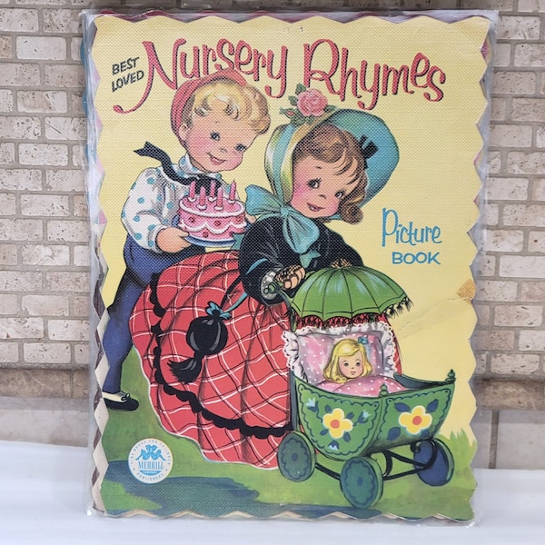 Vintage Best Loved Nursery Rhymes | Loose Pages | Laminated Posters | 1950s