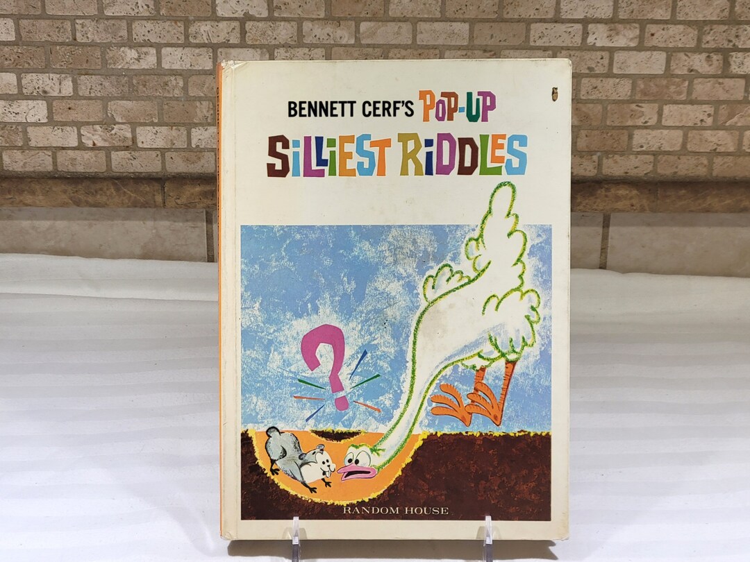 Vintage Silliest Riddles Pop-up Book 1967 Hardcover Bennett Cerf - Etsy