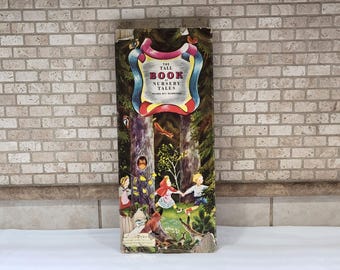 Tall Book of Nursery Tales 1944 - Hardbound w/Dustjacket, 24 Stories, Feodor Rojankovsky