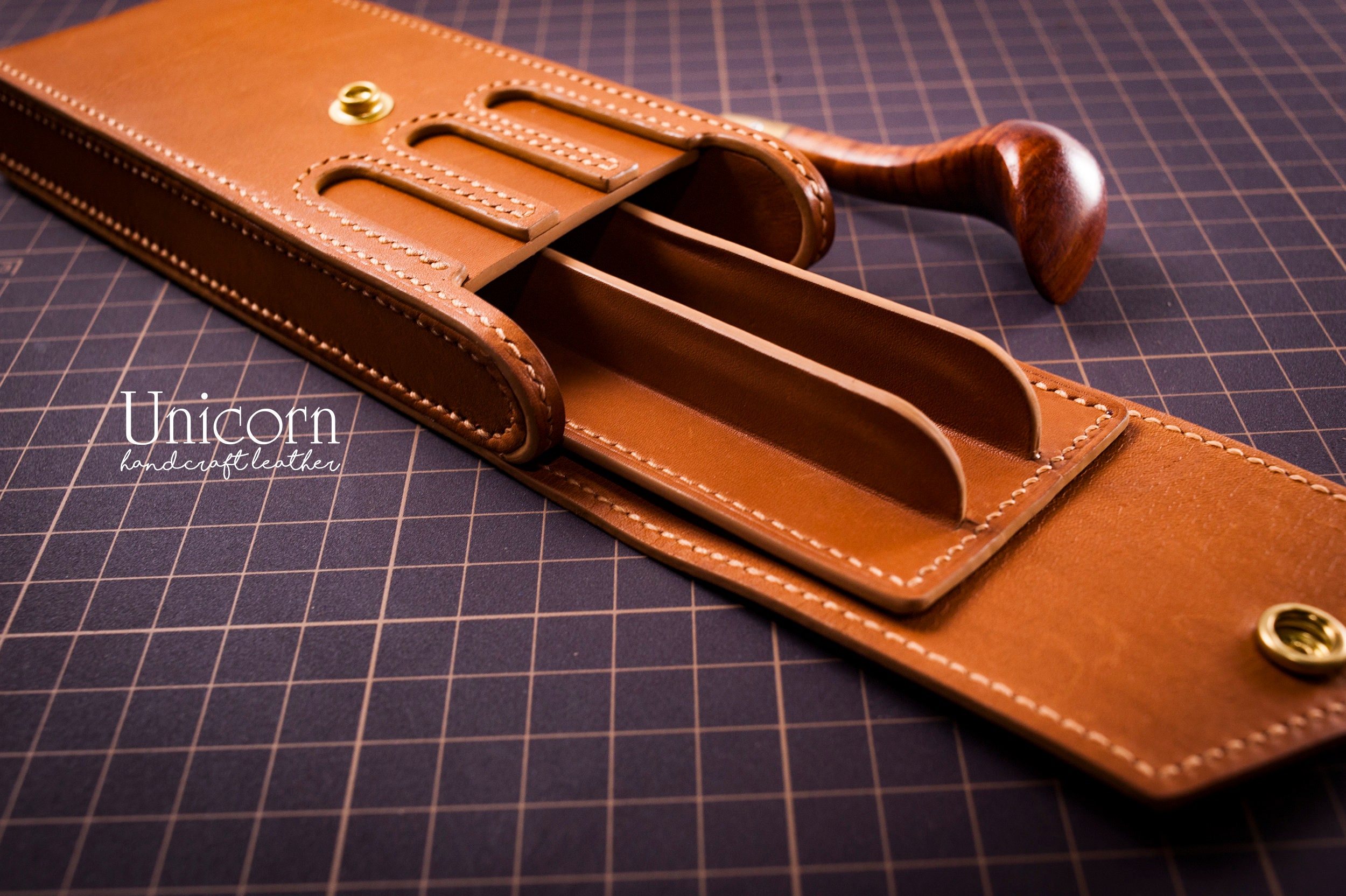 SOLYUJ 12Slots Leather Fountain Pen Case Collector Organizer