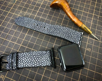 Correa para Apple Watch, correa para Apple Watch Stingray, correa para reloj de 42 mm, 44 mm, 38 mm, 40 mm y 45 mm Serie 1, 2, 3, 4, 5, 6, 7 y 8
