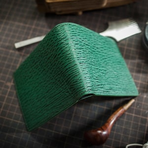 Cartera de tiburón genuina, cartera de cuero para hombre, cartera de cuero personalizada, regalo perfecto para él, cartera de cocodrilo personalizada, cartera plegable