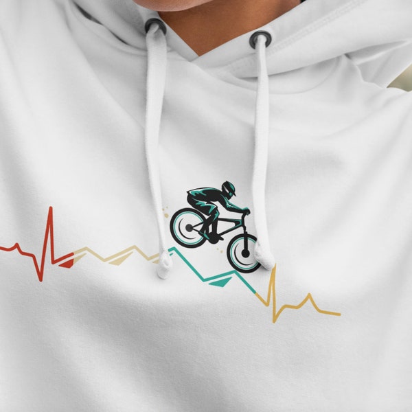 I Love MTB - Hoodie Herzschlag