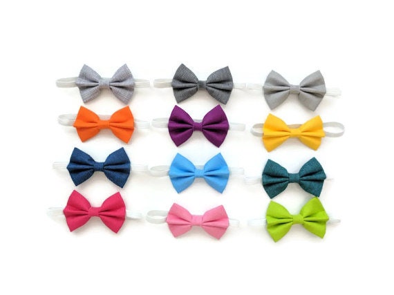 Plain coloured bow ties for bunnies pet rabbit bow ties pet | Etsy