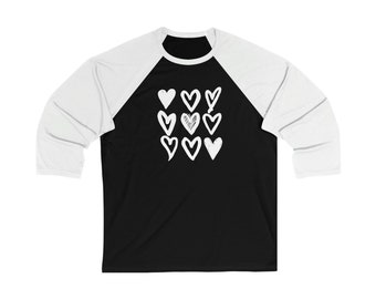 Valentines Baseball Tee, Cute Heart Shirt, Womens Valentines Day shirt, Valentine shirt, Womens Valentines Day Shirt, Valentines Tee