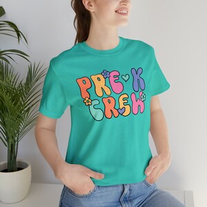 Prek Crew shirt, pre-k Crew Shirt, Prek teacher shirt, Prek grade level Shirt, teacher shirt, Prek shirt, Preschool Teacher shirt