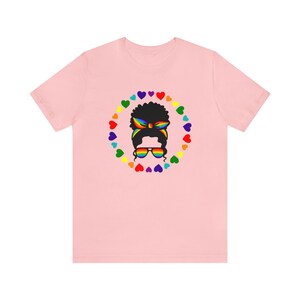 black Pride Shirt, black Pride tshirt, black pride tee, black lesbian shirt, lesbian pride shirt, Rainbow pride shirt, Lesbian pride tshirt