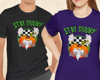 Stay Spooky Halloween Shirt, Halloween Shirt, Pumpkin shirt, ghost shirt, 80s Halloween shirt, Spooky Shirt, Spooky Halloween shirt