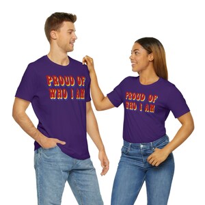 Pride Shirt, Pride T-shirt, Lgbtq+ shirt, lgbtq shirt, Proud of who I am shirt, LGBTQ, Proud shirt, rainbow shirt, rainbow Pride shirt