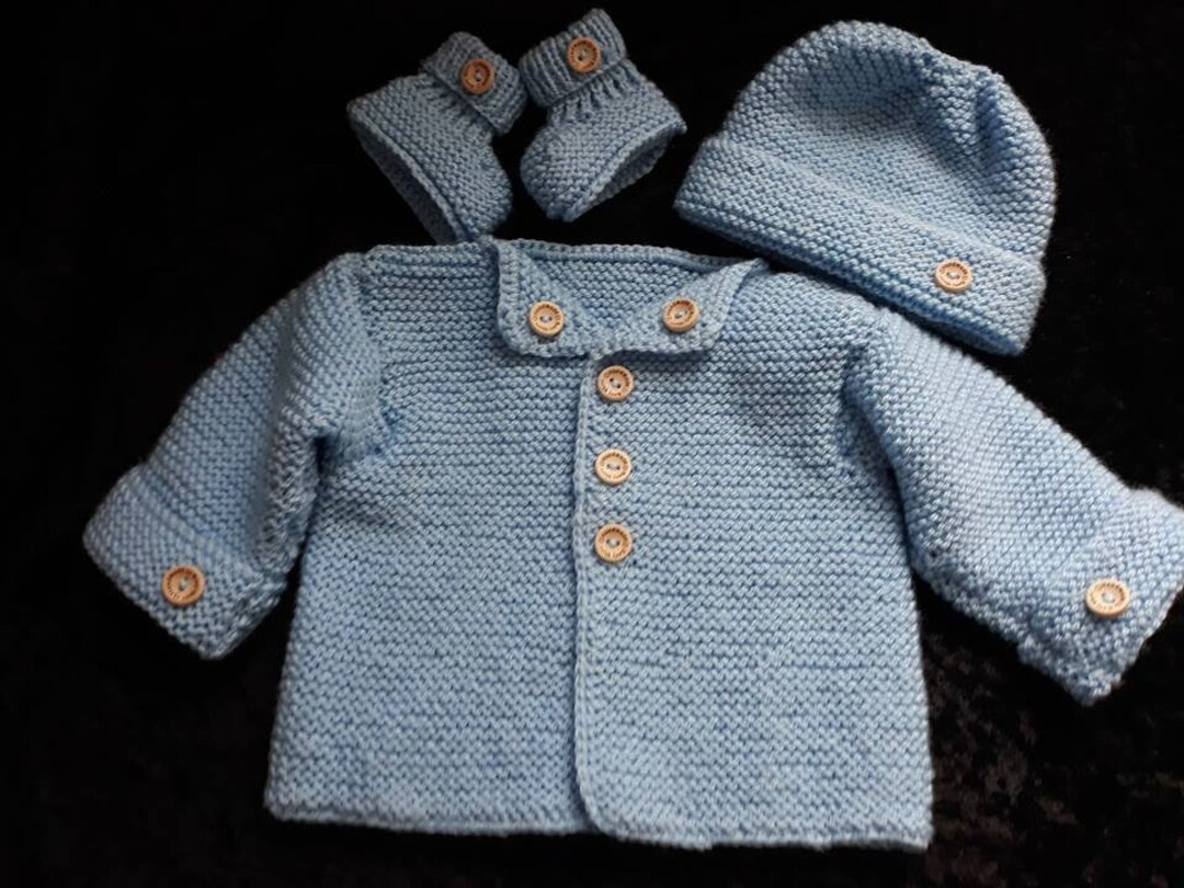 Baby Knitted Clothing Set, New Born Baby Set, Ideal for Boy or Girl
